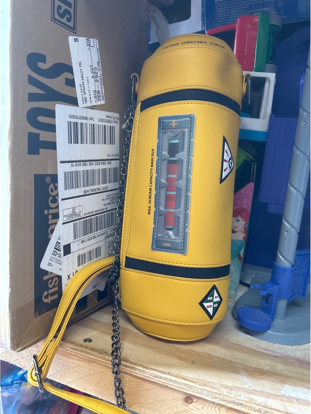 Monsters Inc. scream  canister purse